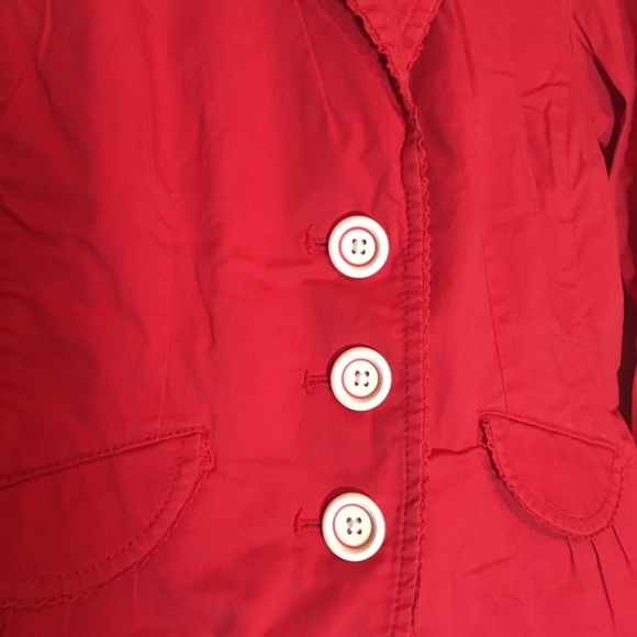 Sonoma red blazer/jacket-size petite small - Picture 2 of 4